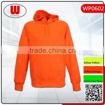 Hi vis orange work hoodies