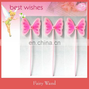 Pink Children fairy wand butterfly wand
