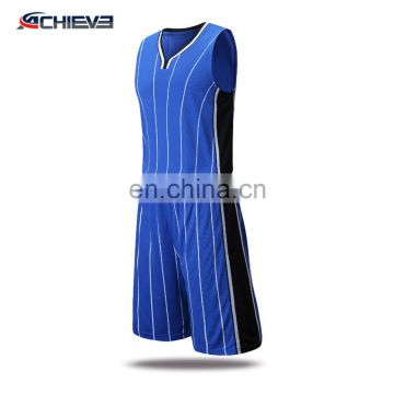 adults sublimated basketball uniforms/custom basketball double sides/top/ shorts