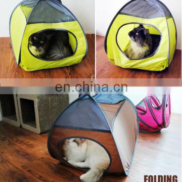 Cat Mini Foldable Camping Tent With Mat Cat House Cat Tent