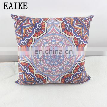 Custom travel pillow printing sofa chair embroidered cushion covers