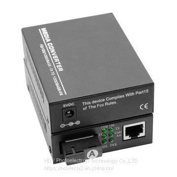 FTTH 10/100/1000M WDM Gigabit Ethernet Fiber Optic Media Converter