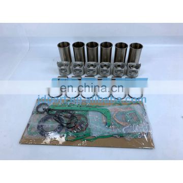 P11C Cylinder Liner Kit With Full Gasket Set Piston Rings Liner For Hino