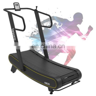 high quality self-powered treadmill Life Fitness semi-Commercial Treadmill  Body Fit Fitness curved Treadmill