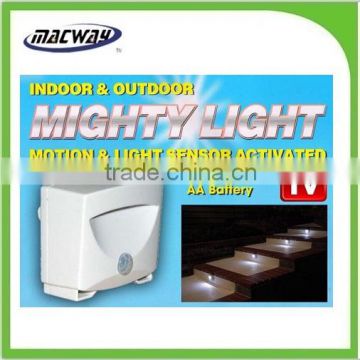 Indoor motion sensor day night light