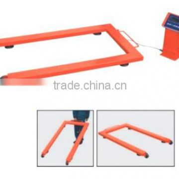 Easy Operation U Shape Hand Table Truck With Scale