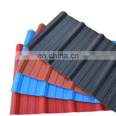 high quality fireproof easy install corrugated roof tile plastic tiles light pvc resin roof sheet tile