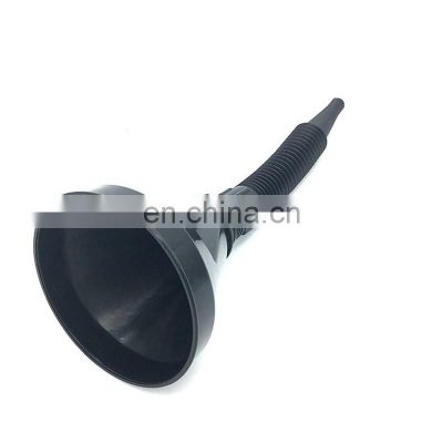 Black Plastic Funnel for Petrol Diesel Oil Water Fuel Flexible Spout Can