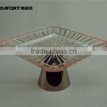 luminous cheap square clear bar use serving tray