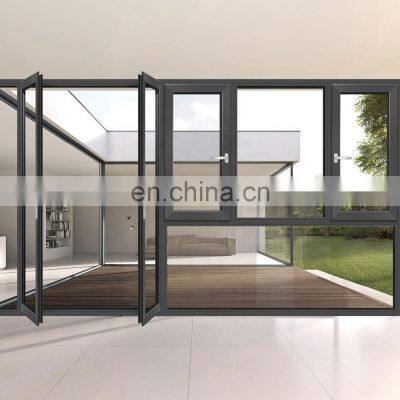 Aluminum Casement Window Double Tempered Glass For Home