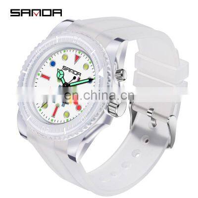 SANDA 6078 New Design Fashion Girl Watches Sport Waterproof Luminous Simple Wrist Watch  Digital Watches