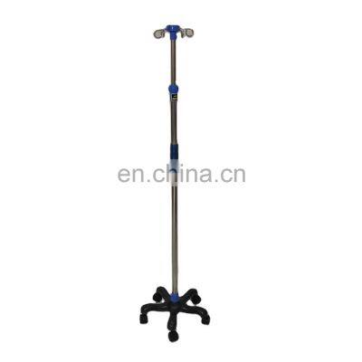 Floor-standing Infusion rod lron base IV Pole Stand medical Drip Stand