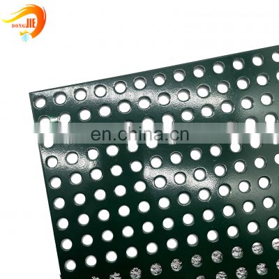 Round hole perforated sheet punched metal mesh walkway punching & perforated mesh