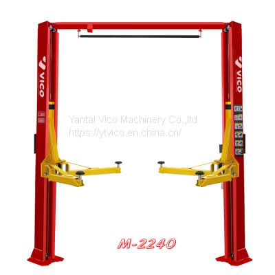 4.5 Ton /Asymmetric One Side Release Floor Clear  Vehicle lift Hydraulic Car hoist Lift With CE Certificate  V-LZL-M-2240