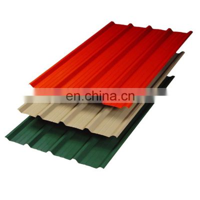 Zinc Painted Surface Roofing Sheet Factory Colorful Metal Ppgi Corrugated Steel Plate Colorful Metal Roofing