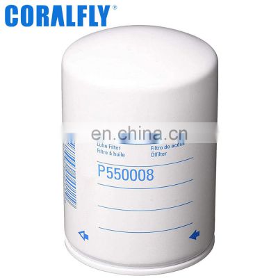 Coralfly OEM ODM Tractor Oil Filter  PH8A  B2  P550008  LF3313  PH8A  51515