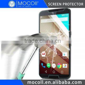 Tempered Glass Screen Protector for Motorola Google Nexus 6 Industry 9H Hardness with Oleophobic Coating