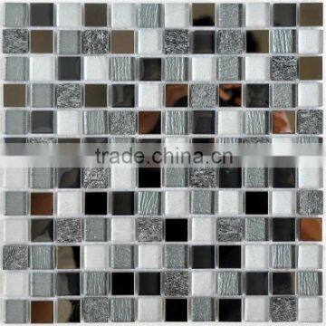 23x23x8mm Crystal Glass Mosaic Swimming Pool Mosaic GB-T8GSM88SQ