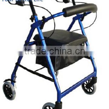 Shopping cart four wheel mini aluminum adult walker