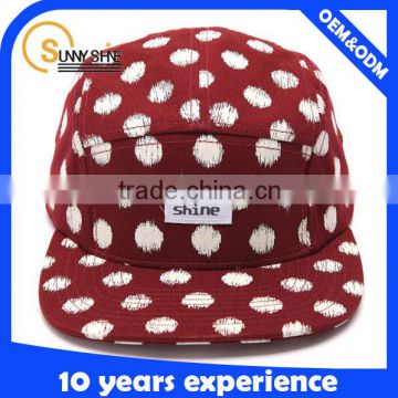 2015 Hot Selling Customized 5 Panel Cap Blank Wholesale New Fashion 5 Panel Hats
