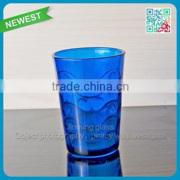 Home ues drinking water glass glassware colorful water glass wholesale