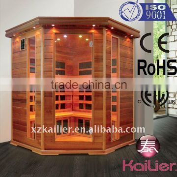 Best Sales Inddor Sauna for 5person, infrared sauna, ETL/CE/ROHS Approved Infrared Sauna
