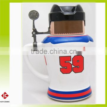 Whole Sale and High Quality Hockey 3D Ceramic Mug