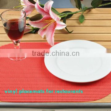pvc table mat,vinyl placemats for restaurants