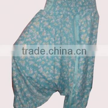 Vintage Sari Silk Women's Harem Trouser in Aladdin Style