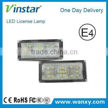 For BMW E66 E4 approved 18# high quality SMD led license plate lamp