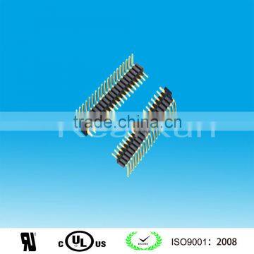 1.0mm Pitch Single Row Angle Pin Header