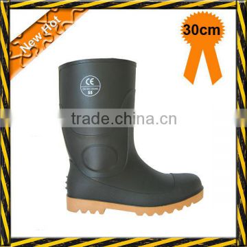 29cm CE standard PVC safety rain boots with nitrile sole