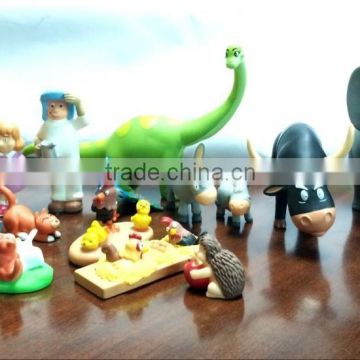 factory making OEM mini elephant vinyl farm animal toys