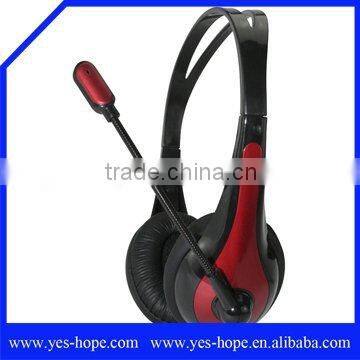 2014 professional computer headset/computer headphone with oem logo and package
