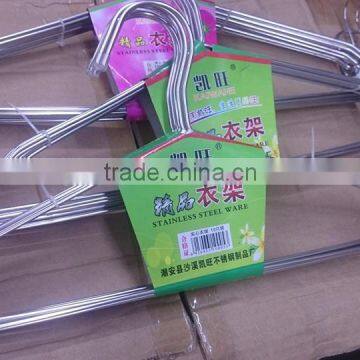 silver color metal hanger for laundry ,size 16'' 18'' metal wire dia1.9mm .2.0mm,2.2mm wire hanger