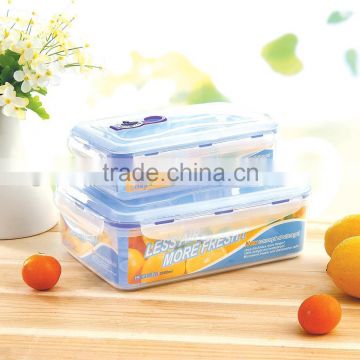 plastic lunch box food container set with PP material