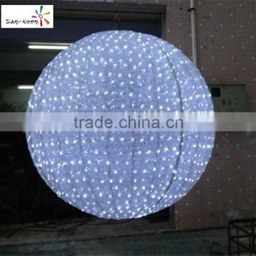 LED big ball light with high quality big led crystal magic ball light fancy outdoor ball light