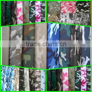 80%POLYESTER 20% COTTON PRINTED CAMOUFLAGE FABRICS
