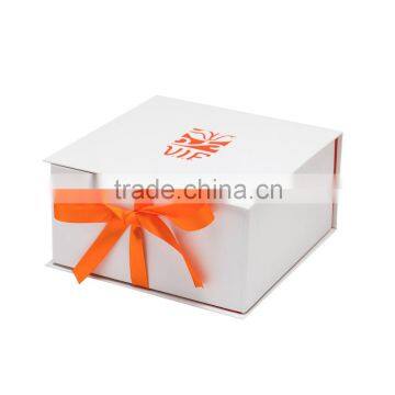 Customized Rigid Magnetic Closure Cardboard Gift Box Ribbon                        
                                                Quality Choice