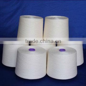 Raw white High quality Polyester Spun Yarn TFO 50S/2