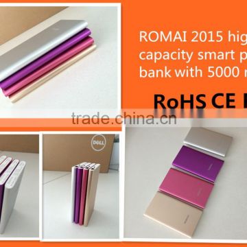 ROMAI 2015 credit card size power bank /credit card power bank with high quality