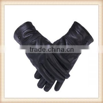 2016 China Factory Price MEN Authentic Leather Cycling Gloves
