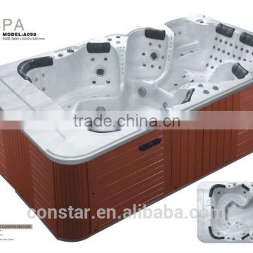 Standard hot design big power spa