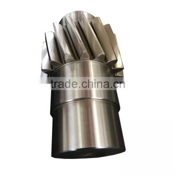 High precision steel DIN traction gear spur gear shaft