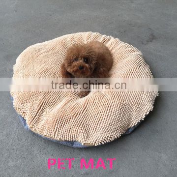 Pet bed chenille