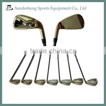 Carbon fiber golf iron sets