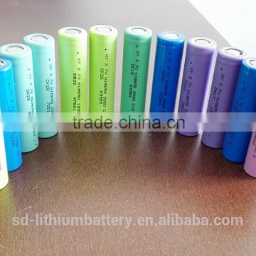 lithium 18*65 li-ion battery 3.7v 1500mah high discharge 18650 green li ion rechargeable battery