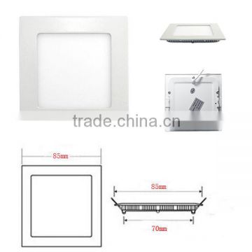 Superslim surface mounted 3w led square panel light