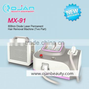 Germany bars 808nm diode laser hair removal machine/ permanent hair removal with CE