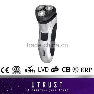 Three Heads Professional rotatory shaver shaver and trimmer set